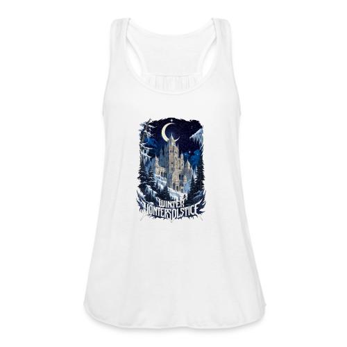 Celestial Winter Temple T-Shirt - Women's Flowy Tank Top by Bella