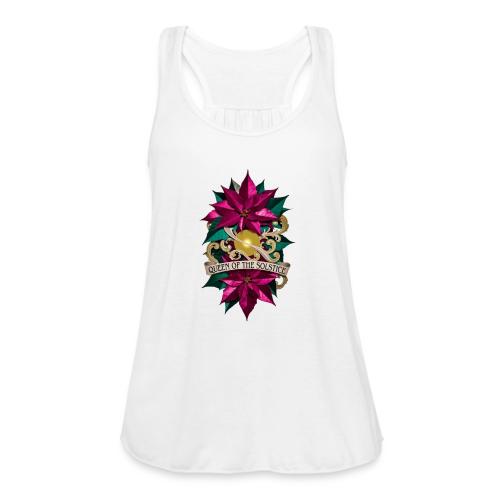 Queen of the Solstice Poinsettia T-Shirt - Women's Flowy Tank Top by Bella