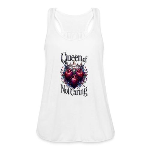 Queen of Not Caring T-Shirt - Women's Flowy Tank Top by Bella