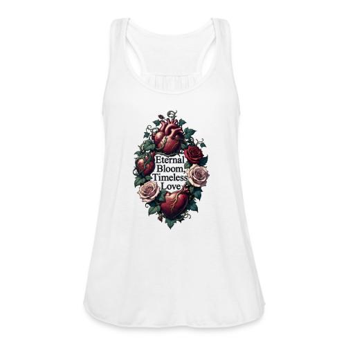 Eternal Bloom Timeless Love Entwined Hearts T-Shir - Women's Flowy Tank Top by Bella