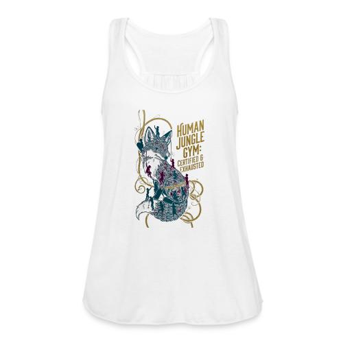 Human Jungle Gym Fox Tee - Women's Flowy Tank Top by Bella