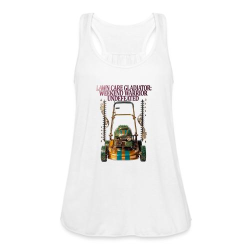 Lawn Care Gladiator T Shirt - Women's Flowy Tank Top by Bella