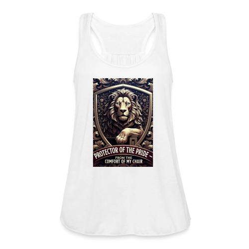 Lion King T Shirt, Funny Low-Effort Father Gift - Women's Flowy Tank Top by Bella