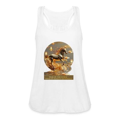 Year of the Horse Abundance T Shirt, Lunar NY Gift - Women's Flowy Tank Top by Bella