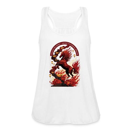Year of the Horse Rise T Shirt,Lunar New Year Gift - Women's Flowy Tank Top by Bella