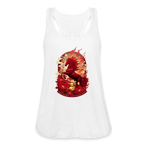 Year of the Horse Ascent T Shirt, Lunar New Year - Women's Flowy Tank Top by Bella