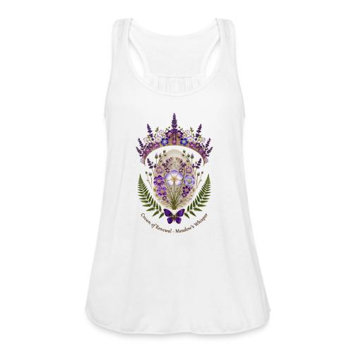 Spring Meadow Crown Tee, Cottagecore Renewal Gift - Women's Flowy Tank Top by Bella