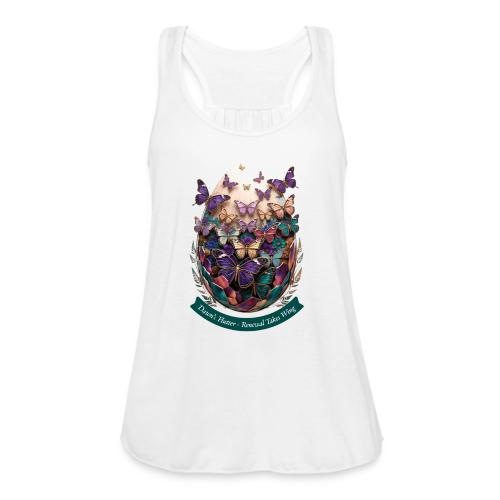 Easter Dawn's Flutter Butterfly T Shirt, Gift - Women's Flowy Tank Top by Bella