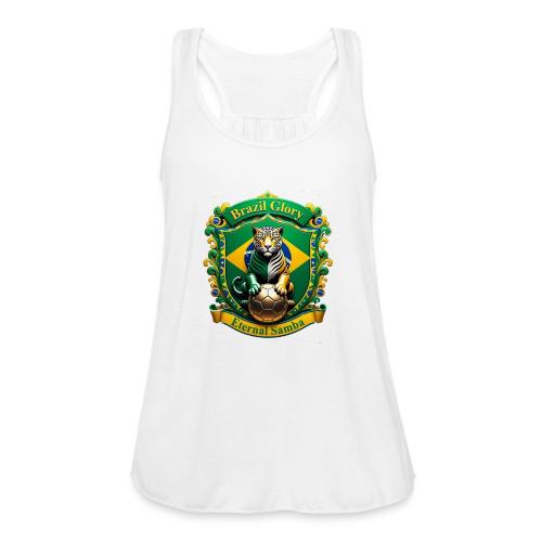 Brazil Jaguar Glory Tee, Brazilian Pride Gift - Women's Flowy Tank Top by Bella
