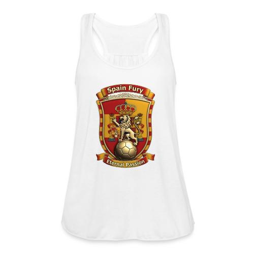 Spain Lion Fury T-Shirt, Spanish Crest Gift - Women's Flowy Tank Top by Bella