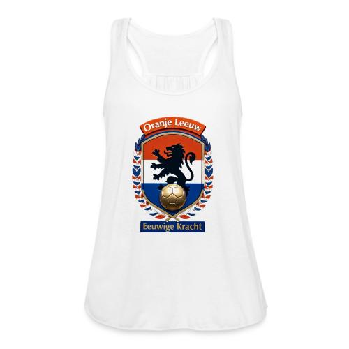 Netherlands Lion Premium T-Shirt, Dutch Flag Gift - Women's Flowy Tank Top by Bella