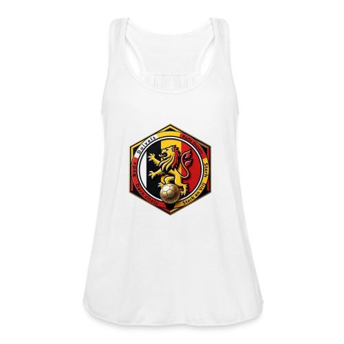 Belgium Lion Valor T-Shirt, Belgian Pride Gift - Women's Flowy Tank Top by Bella