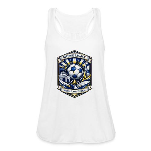 Madrid White Legacy T Shirt, Madrid Fan Gift - Women's Flowy Tank Top by Bella