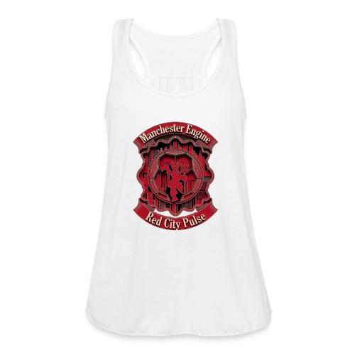 Red Manchester T Shirt, Red Soccer City Pride Gift - Women's Flowy Tank Top by Bella