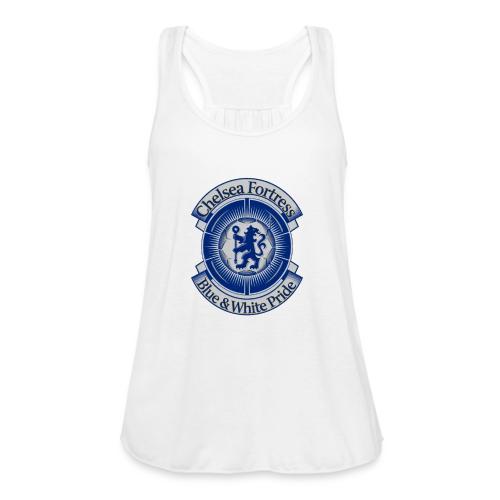 Chelsea Fortress T Shirt, Soccer City Pride Gift - Women's Flowy Tank Top by Bella