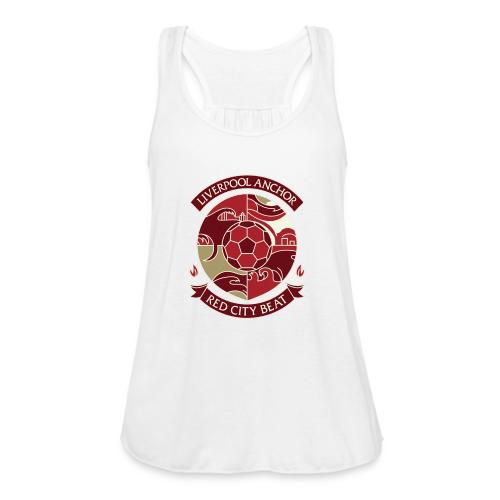 Liverpool Anchor T Shirt, Soccer City Pride Gift - Women's Flowy Tank Top by Bella