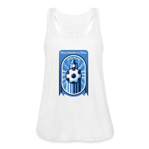 Manchester is Blue Soccer City T Shirt, Apparel - Women's Flowy Tank Top by Bella