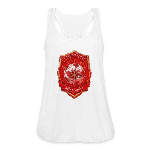 London is Red T Shirt, Football City Pride Gift - Women's Flowy Tank Top by Bella
