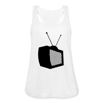 Hypno TV - Women's Flowy Tank Top by Bella - white - Front - Julia (174cm)