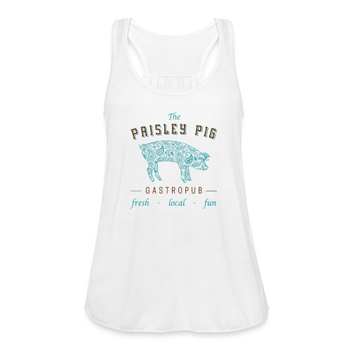 The Paisley Pig Gastropub - Women's Flowy Tank Top by Bella