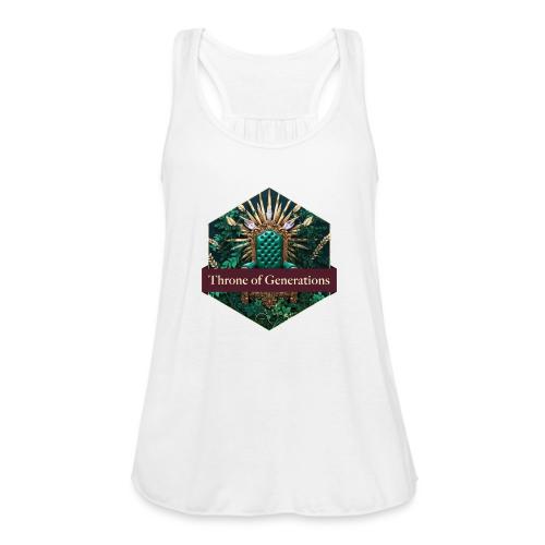 Women’s Day Vine Throne T Shirt, Gift for Grandma - Women's Flowy Tank Top by Bella