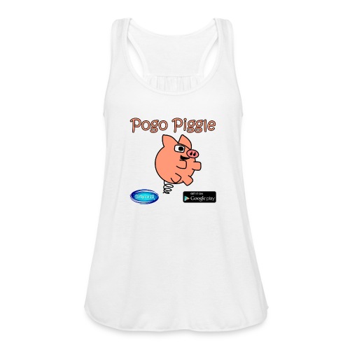 Pogo Piggle - Women's Flowy Tank Top by Bella