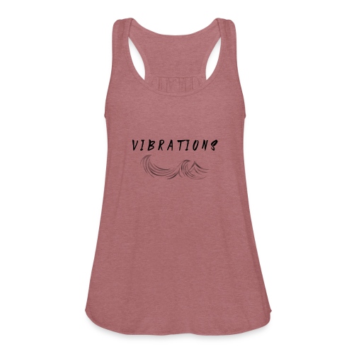 Vibrations Abstract Design - Women's Flowy Tank Top by Bella