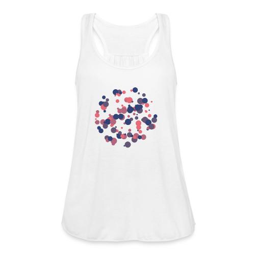 abstract circles pattern - Women's Flowy Tank Top by Bella