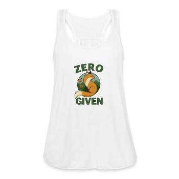 Zero Fox Given - Women's Flowy Tank Top by Bella - white - Front - Julia (174cm)