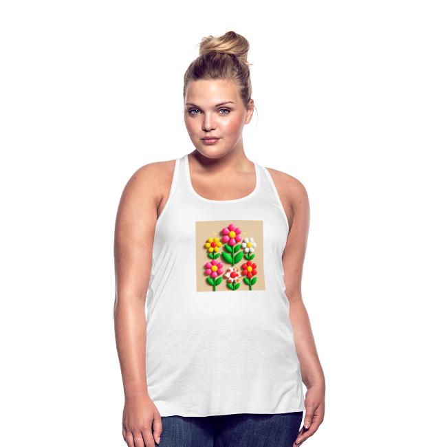 3D Flowers and Butterflies in Amber, Floral Design