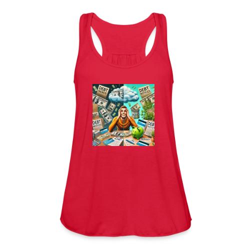 DALLE 2025 09 13 15 58 23 A conceptual illus - Women's Flowy Tank Top by Bella