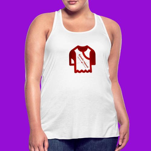 Kenada Logo white spray - Women's Flowy Tank Top by Bella