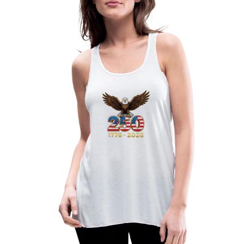 Eagle 250th Anniversary 1776-2026 - Women's Flowy Tank Top by Bella