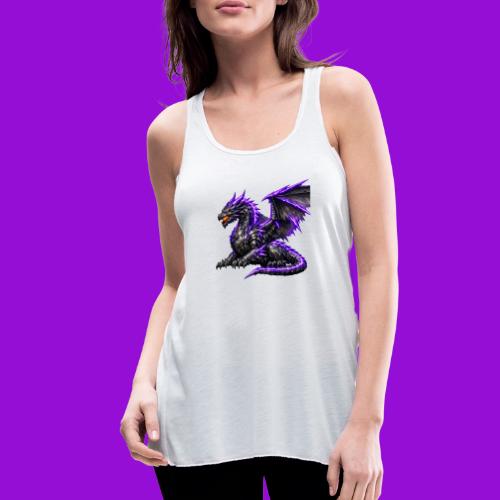 Neon Dragon at Rest - Women's Flowy Tank Top by Bella