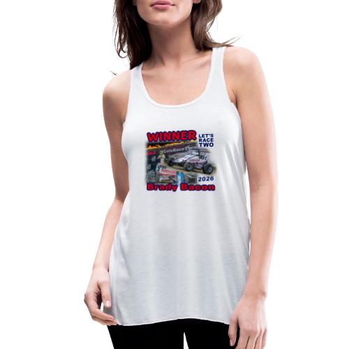 Brady Bacon #LetsRaceTwo Winner - Women's Flowy Tank Top by Bella