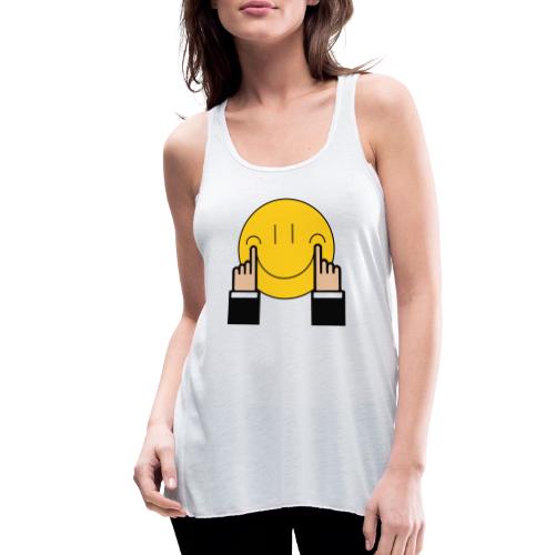Smile design - Women's Flowy Tank Top by Bella