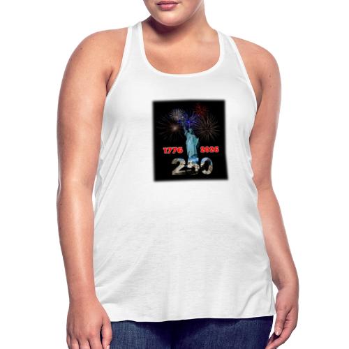 1776 - 2026 - 250 Years USA | Fireworks - Women's Flowy Tank Top by Bella
