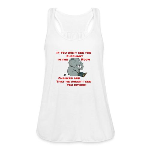 Elephant in the Room Meme - Women's Flowy Tank Top by Bella