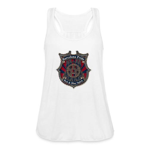 Barcelona Scarlet Pride T Shirt, Soccer City Gift - Women's Flowy Tank Top by Bella