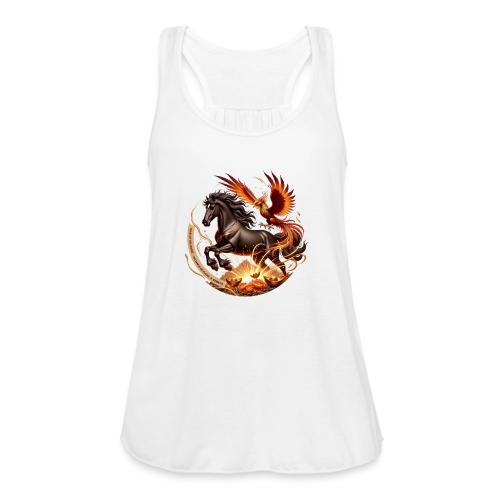 Year of the Horse Phoenix T Shirt, Lunar NY Gift - Women's Flowy Tank Top by Bella