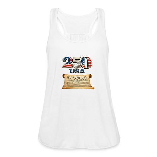 250th anniversary celebration of America - Women's Flowy Tank Top by Bella