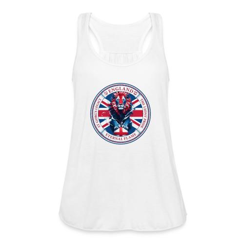 England Lion Emblem T Shirt, Flag Pride Gift - Women's Flowy Tank Top by Bella