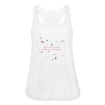 Heartstopper Active - Women's Flowy Tank Top by Bella - white - Front - Julia (174cm)