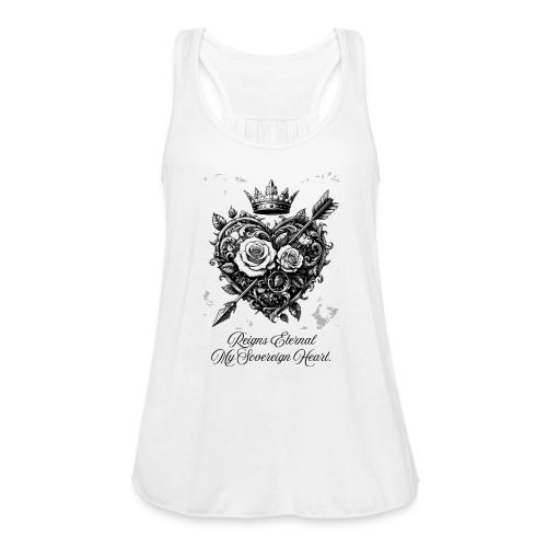 Royal Heart T-Shirt, Mug, & Leggings - Women's Flowy Tank Top by Bella