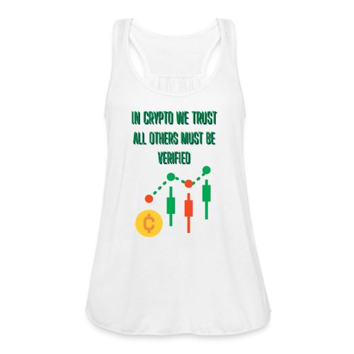 Sarcastic Bitcoin Investor T-shirt - Women's Flowy Tank Top by Bella