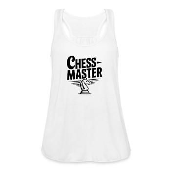 Chess Master Knight - Women's Flowy Tank Top by Bella - white - Front - Julia (174cm)