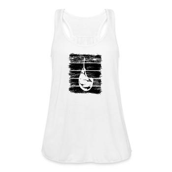 Ribs Beef - Women's Flowy Tank Top by Bella - white - Front - Julia (174cm)