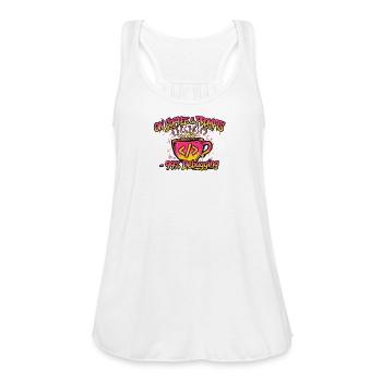 Code & Coffee Debugging Cup - Women's Flowy Tank Top by Bella - white - Front - Julia (174cm)