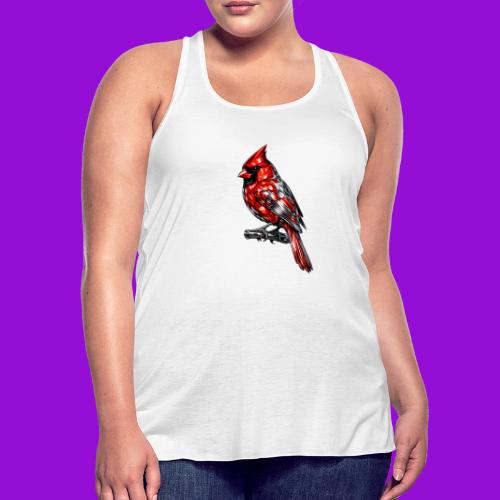 Silver Cardinal - Women's Flowy Tank Top by Bella