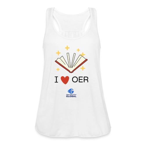 I love OER - Women's Flowy Tank Top by Bella